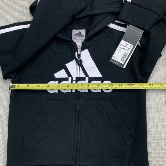 Adidas Boys' Essential Fleece Full-Zip Set Size 4 - Picture 6 of 10